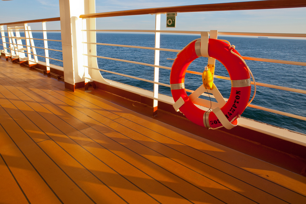 Cruise Ship Deck, Early Evening